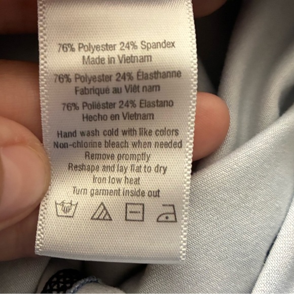 Alo Blue Patterned Leggings M - Picture 12 of 12